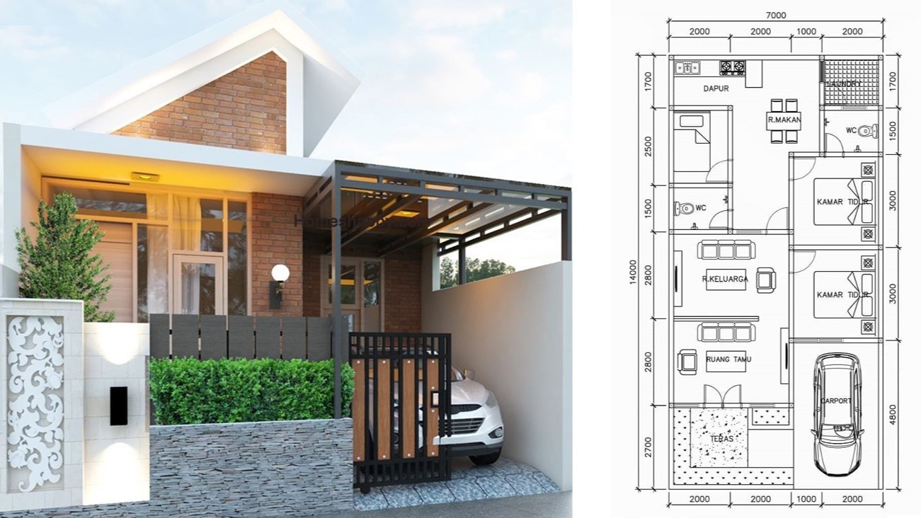 desain rumah minimalis modern 1