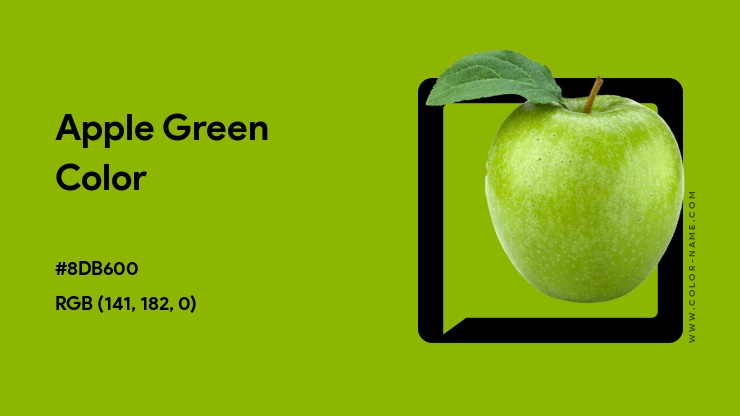 warna hijau apel apple green