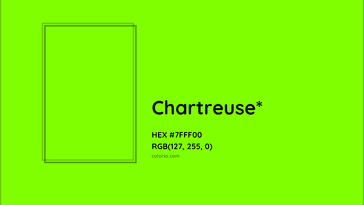 warna hijau chartreuse green