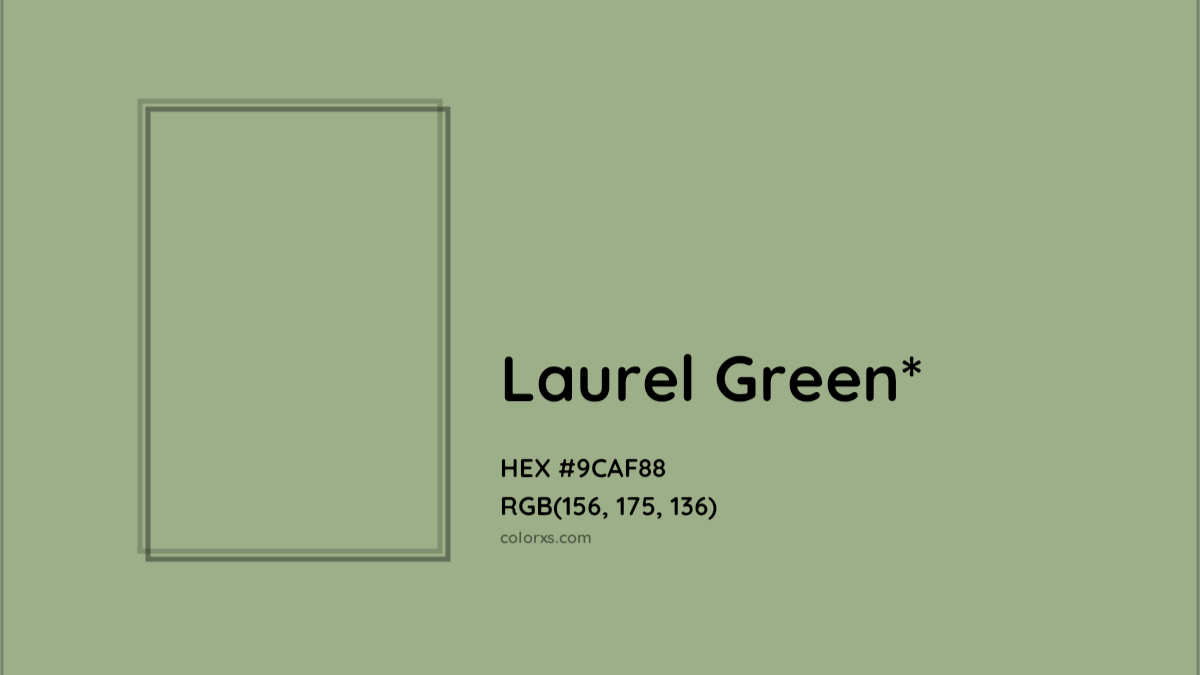 warna hijau sage laurel green 1