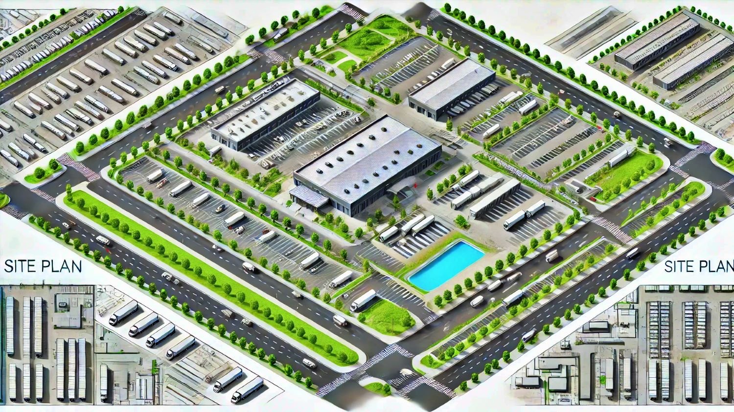 site plan kavling komersil 2